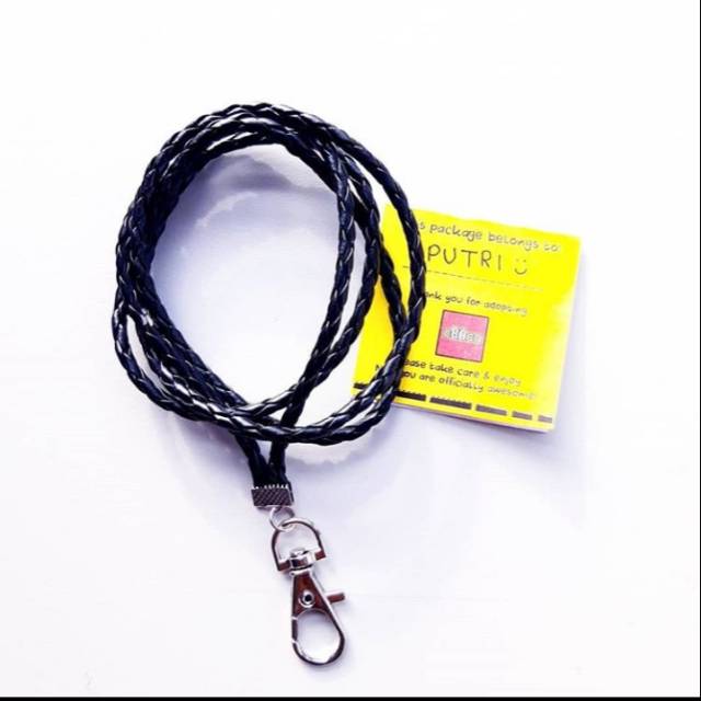 

Kalung id card lanyard name tag ulir