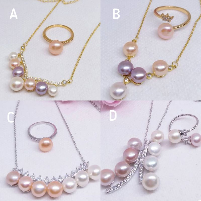 Mutiara lombok|Set mutiara lombok|Kalung mutiara|Cincin mutiara tawar|mutiara lombok bersertifikat