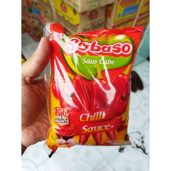 Sobaso Saos Cabe, Saos Sambal 620ml (1 Dus isi 12 pcs)