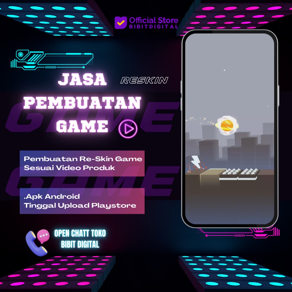 Jual Bibit Digital Jasa Buat Bikin Game Super Bounce Android