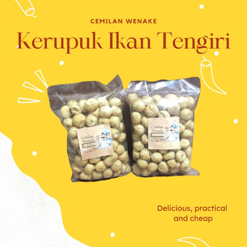 

ANEKA CEMILAN ENAK KRUPUK IKAN TENGIRI