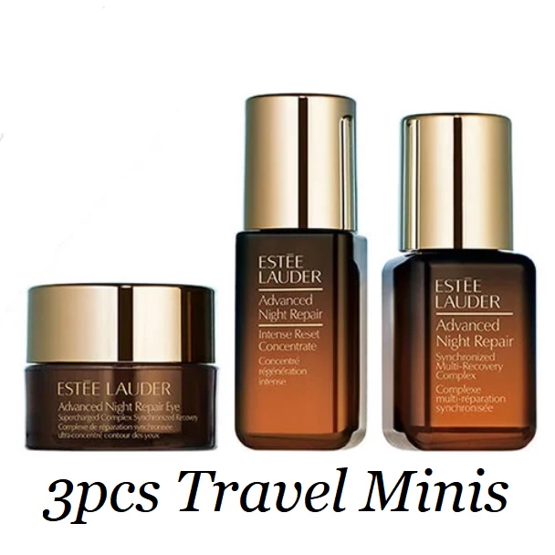 Jual ESTEE LAUDER TRAVEL SET 3pcs (anr, reset, supercharged) Shopee