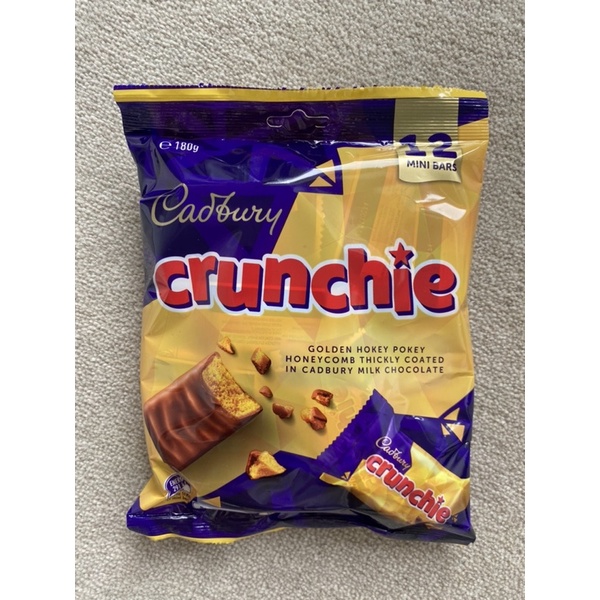 

Cadbury Crunchie Chocolate Australia isi 12 (180gr) / Cokelat Cadbury