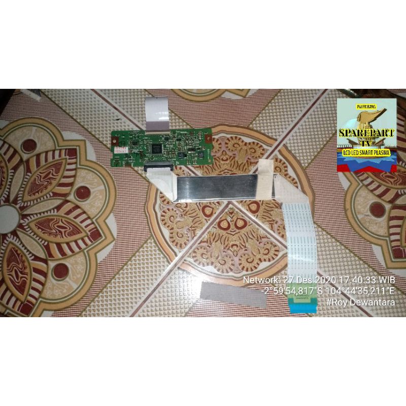 T-CON TCON TIKON IC DISPLAY KABEL FLEKSIBEL LVDS TV LCD LG 32LH20R-TA 32LH20R 32LH