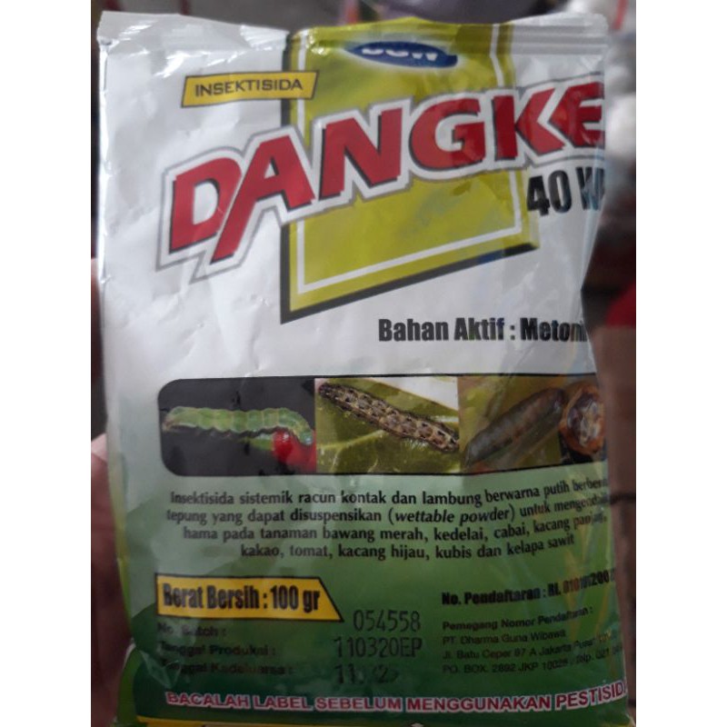 Insektisida Dangke Metomil 40wp 100g Dan 250g