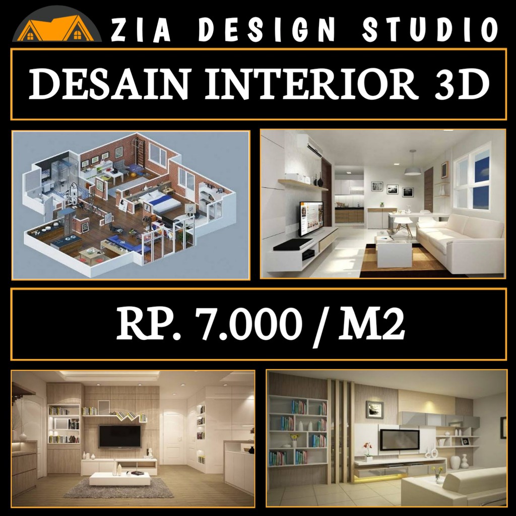 Jual Jasa Desain Interior Rendering 3D Realistic 3D Layout Furniture Indonesia Shopee Indonesia