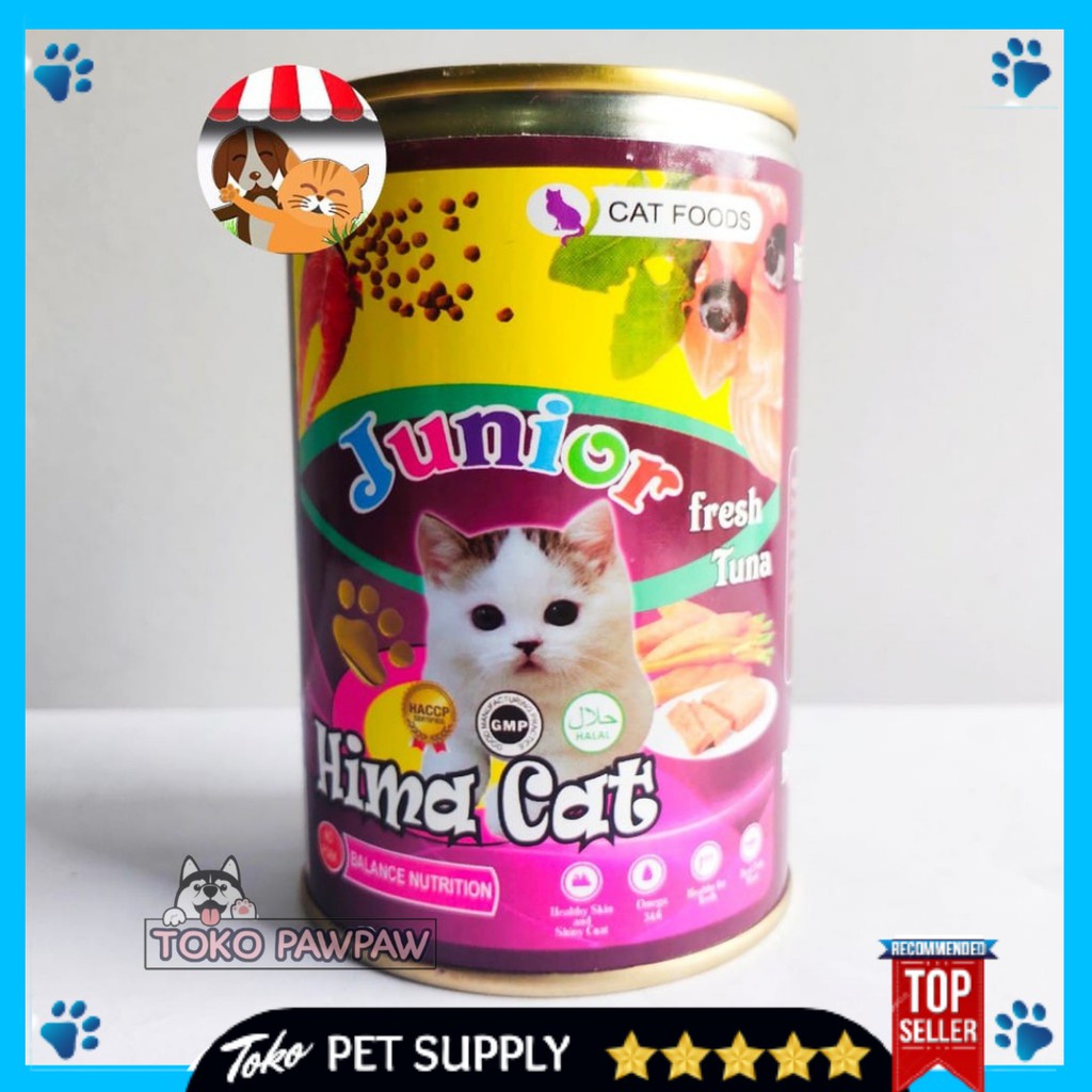 Makanan Kucing Basah Hima Cat Kaleng 400g Wet Cat Food Catfood Wetfood Adult Kitten Dewasa Anak Juni
