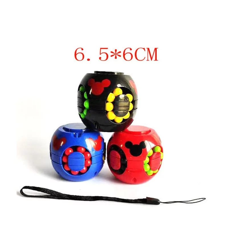 laristerus79 SPINNER RUBIK CUBE puzzle rotating magic bean R002