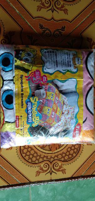 Bedcover + Sprei Rumbai 180x200 / 160 Kintakun Motif Spongebob Brenda Paul Braxley Queen 180 Bc