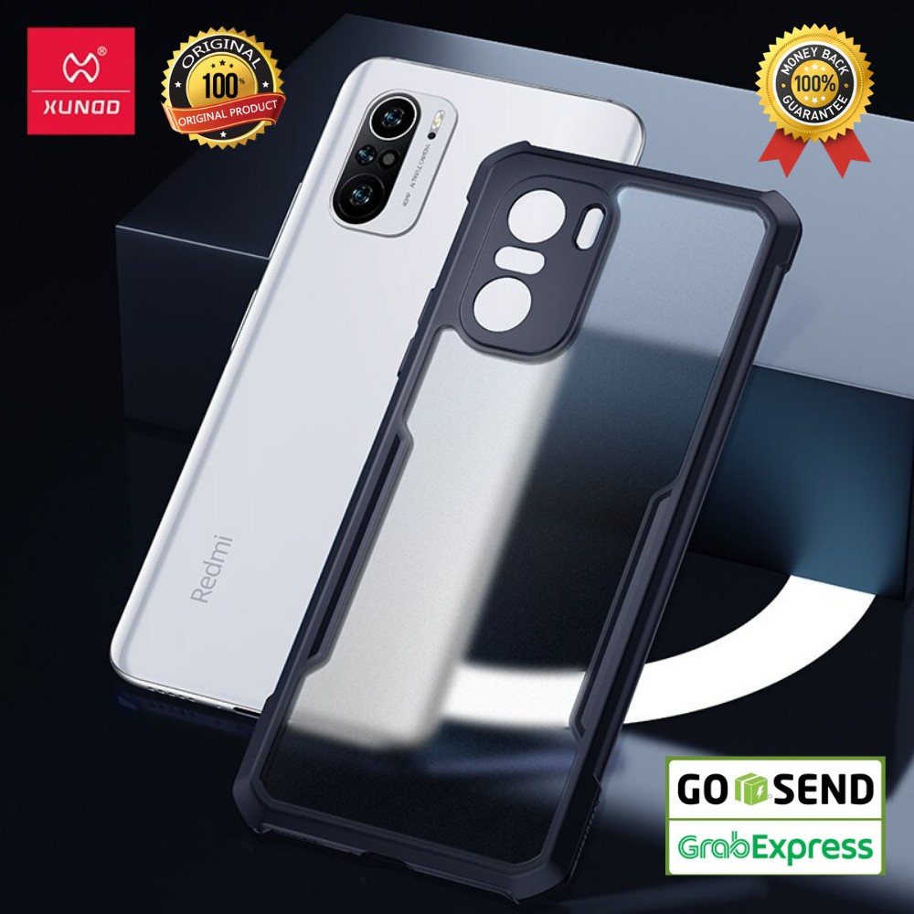 Case Xundd Xiaomi Poco F3 Softcase Original Alpha Case Beetle Series Transparant Black Clear