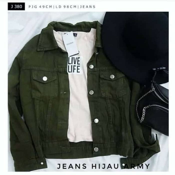 Jaket Jeans Cewek / Jaket Denim Cewek / Jaket Levis Cewek / Jaket