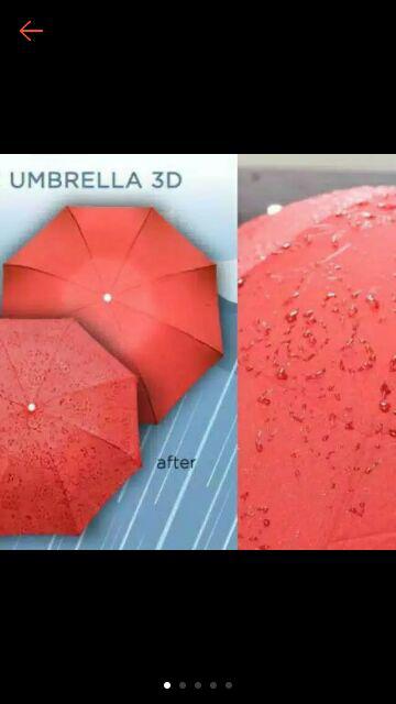 Payung Lipat Ajaib 3d Timbul Motif Bunga Kena Hujan Cap Kapal Jaminan  Asli Original  Tiga Dimensi