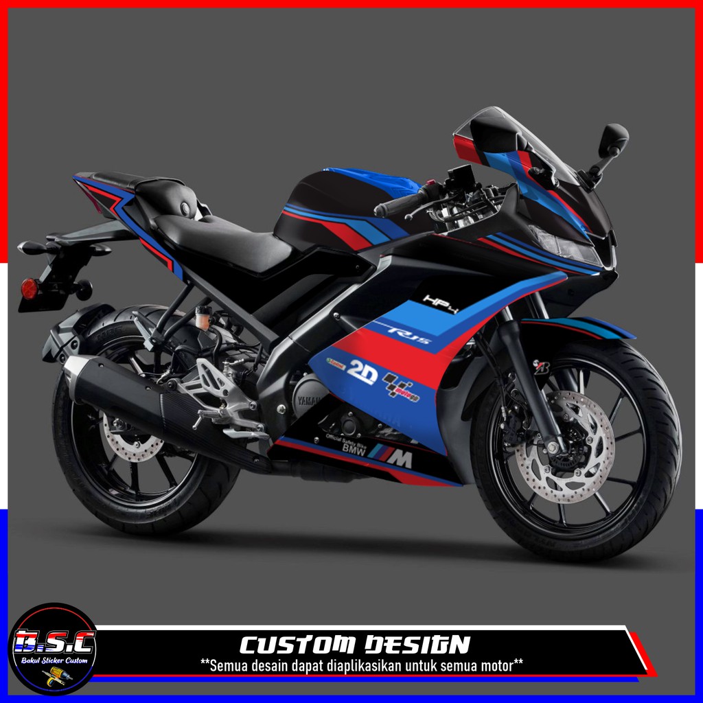 Sticker Decal R15 V3 LED 2018 Motif BMW1000