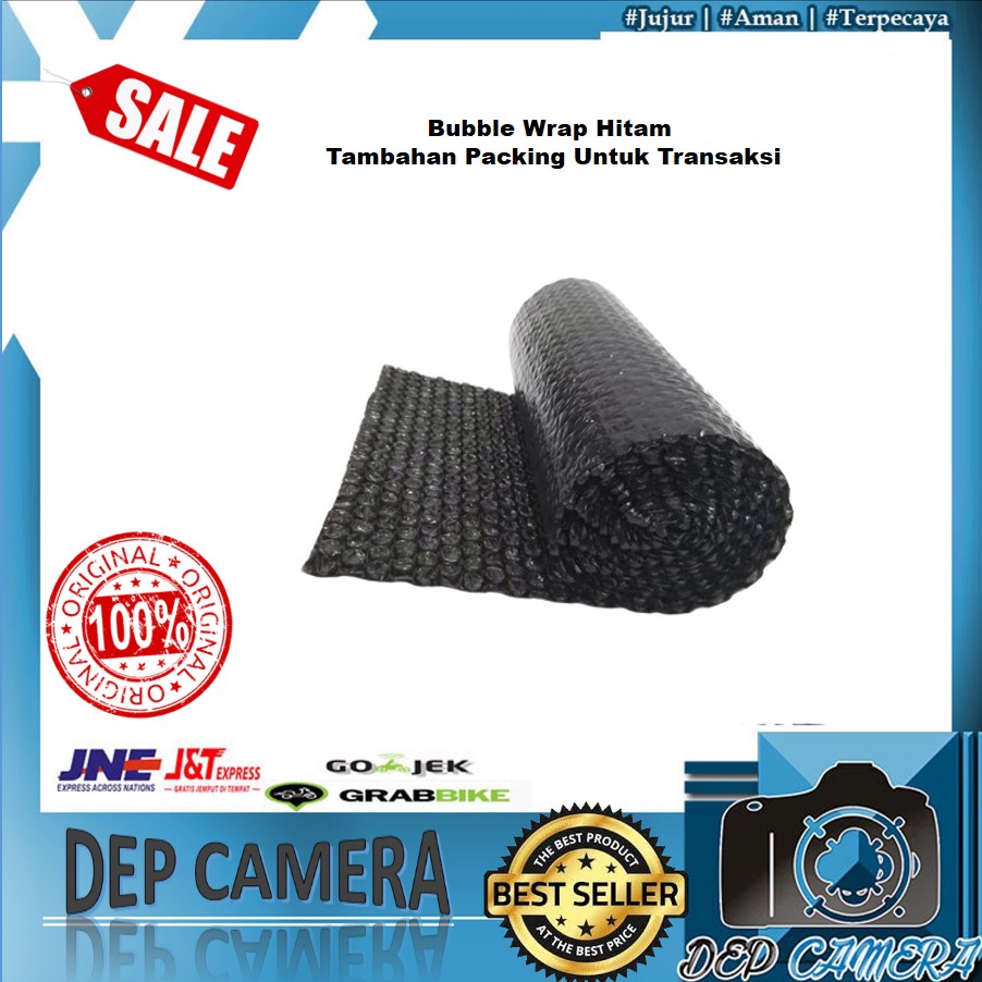 

Bubble Wrap Hitam Tambahan Packing Untuk Transaksi di dep camera