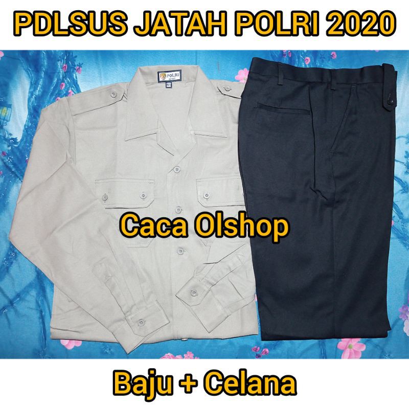 1 STEL BAJU + CELANA PDLSUS JATAH POLRI 2020 POLISI SABHARA