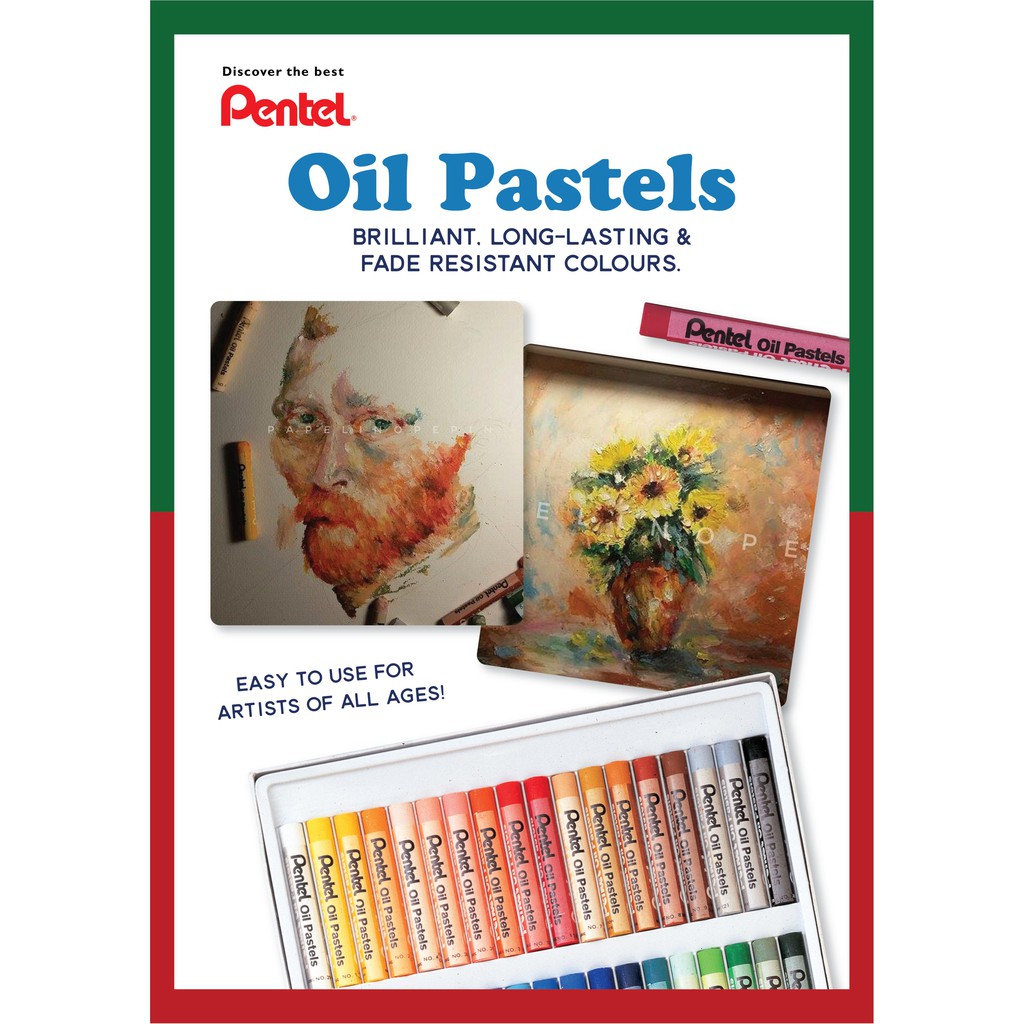 Pentel Krayon / Oil Pastels Regular Stick PHN 50-2