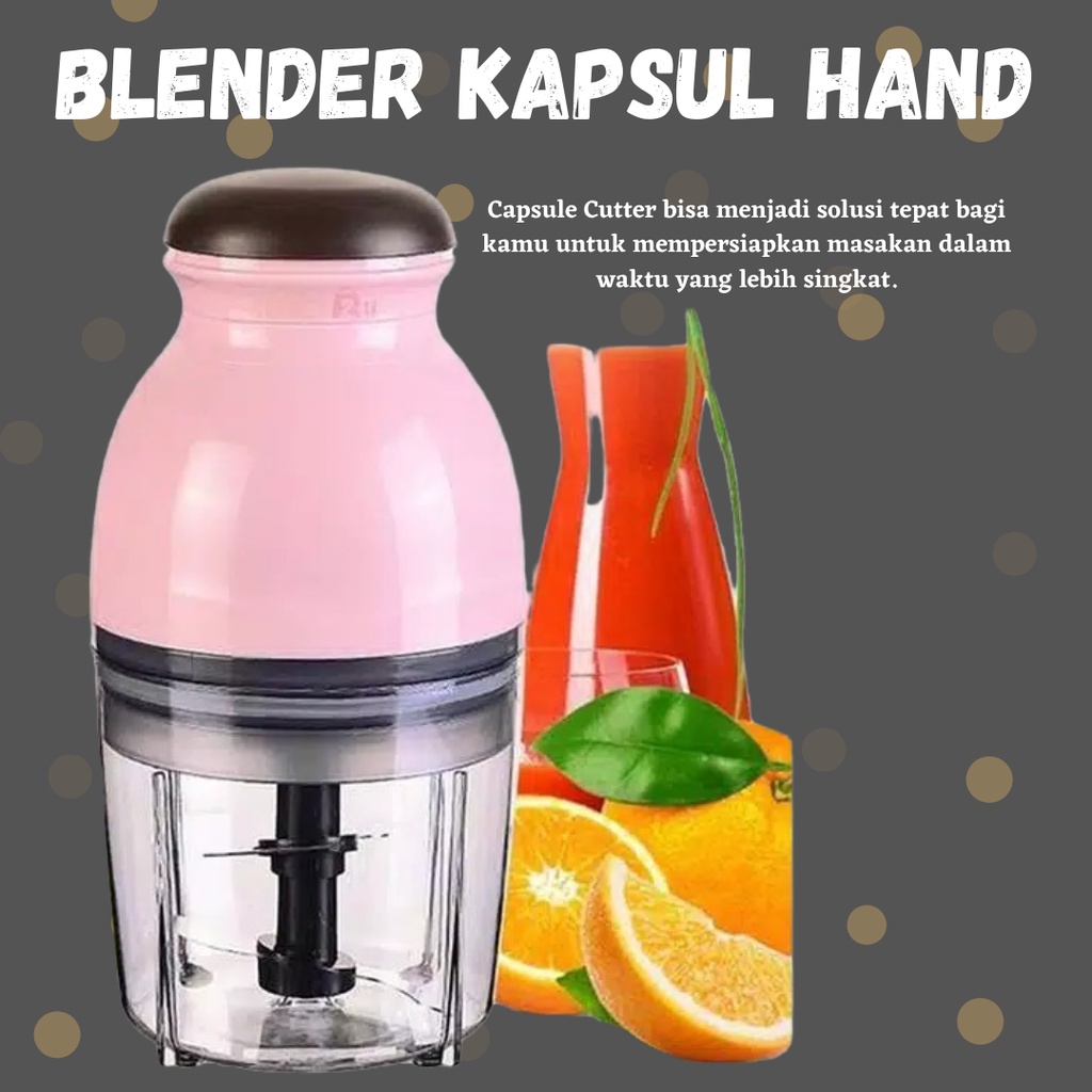 [Best Seller] Blender Capsule Cutter Quatre - Blender Kapsul Serbaguna Free Bubble