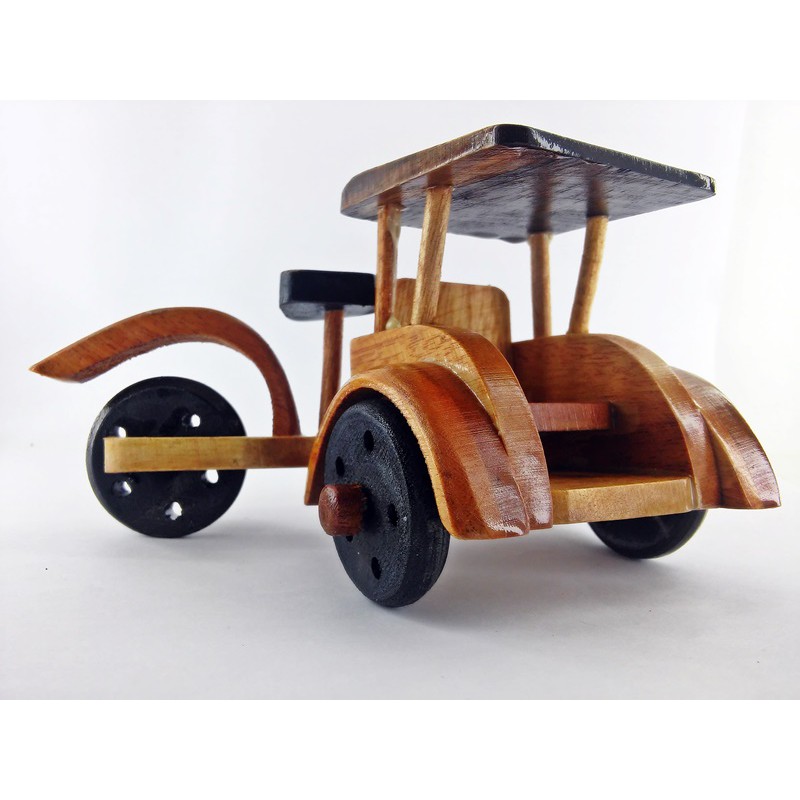 Miniatur Becak Kayu