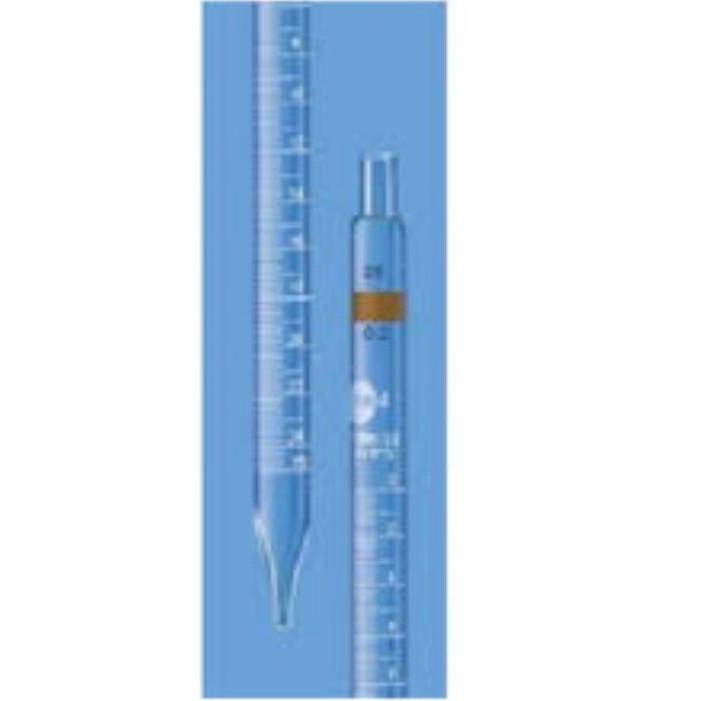 pipet mohr/pipet ukur 2ML Interval 0.1 Class B,Marking Best Quality Borosil