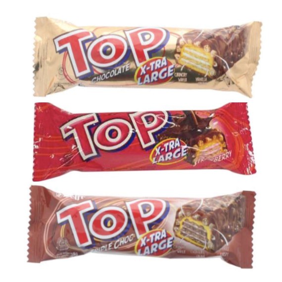 

Delfi Top Coklat X-Tra Large 32gr - Triple Choco / Strawberry / Choco