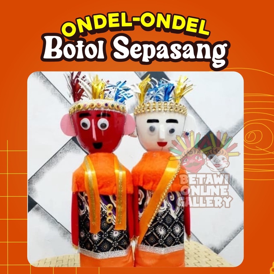 Ondel-ondel/Miniatur Ondel-Ondel Botol