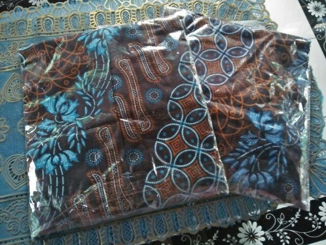Bswart Batik Hrb026 Kenongo Hem Pendek Padi Pekalongan M L Xl Batik Pria Murah Modern Grosir