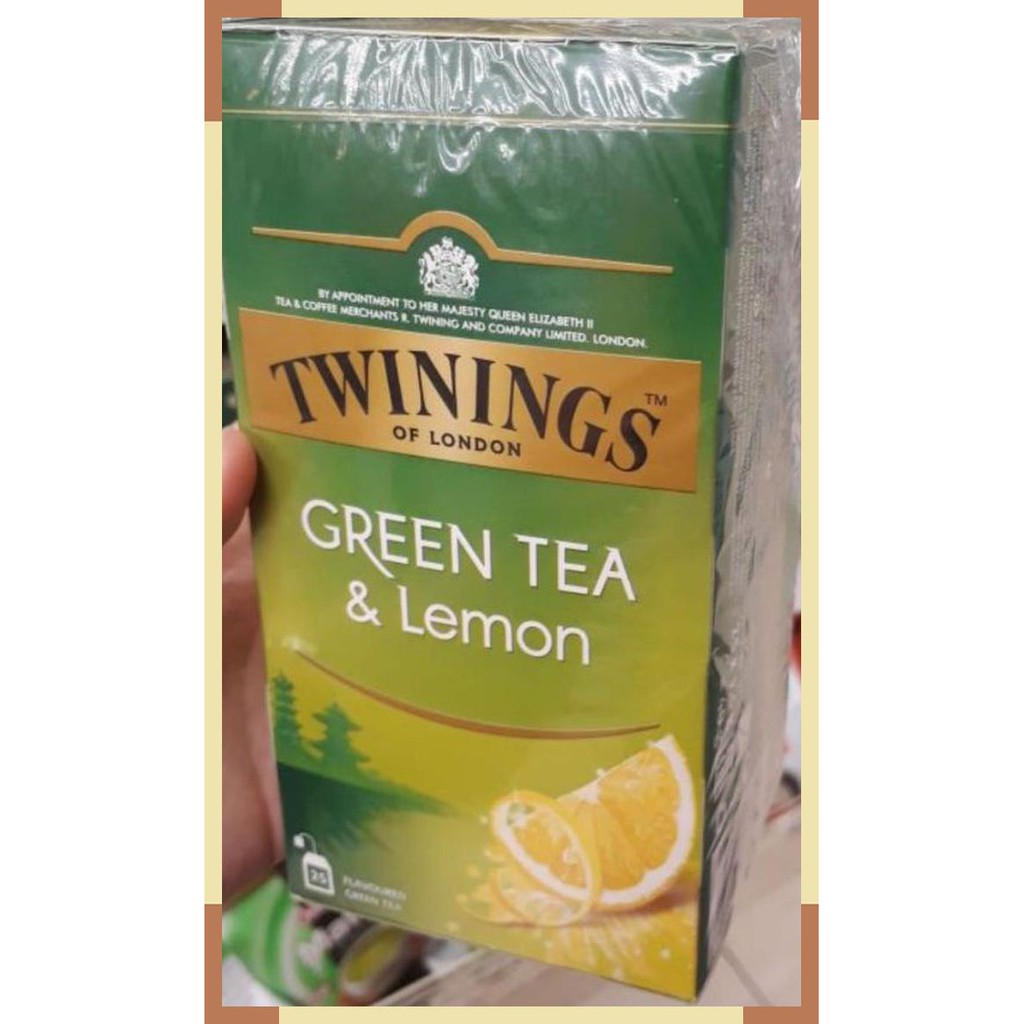 

Twining green tea & lemon