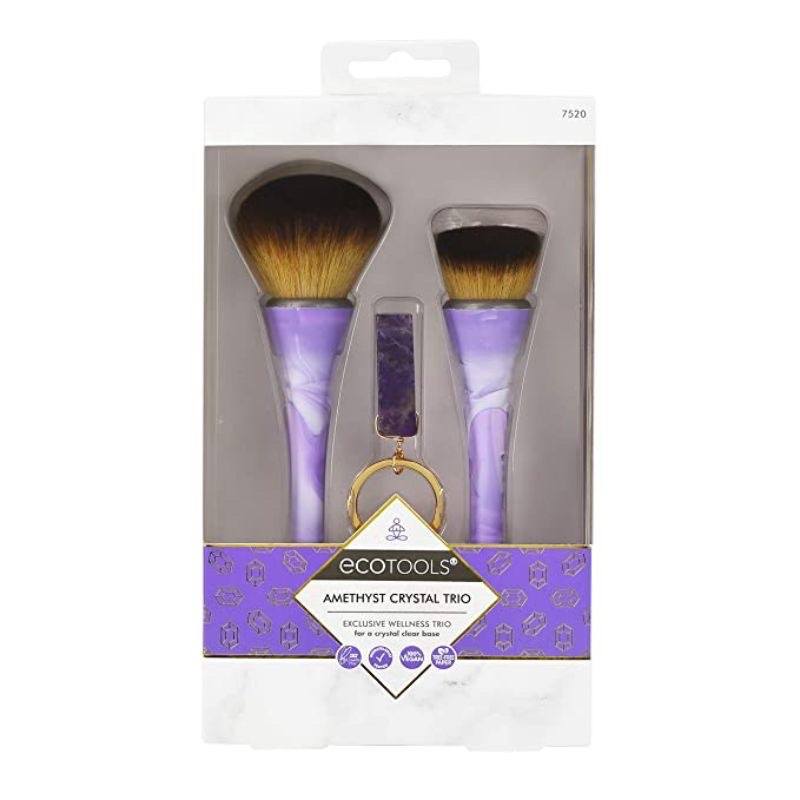 Ecotools 7520 Amethyst Crystal Trio Set