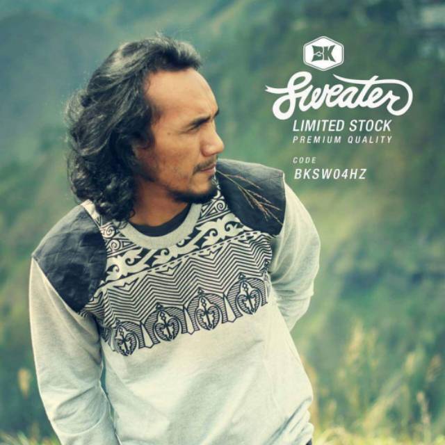 Switer Bk ukuran s-xxl bahan tebal dan tidak berbulu