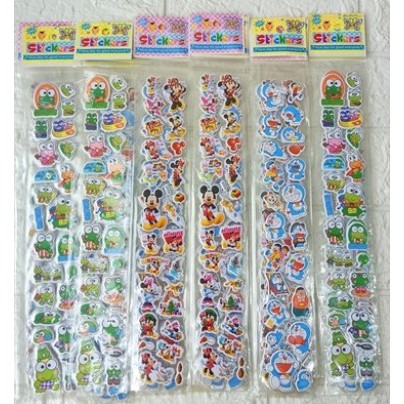 

[COD] MAINAN ANAK TEMPELAN STIKER STICKER TIMBUL 3D MOTIF KARAKTER KOLEKSI RANDOM READY STOCK NEW