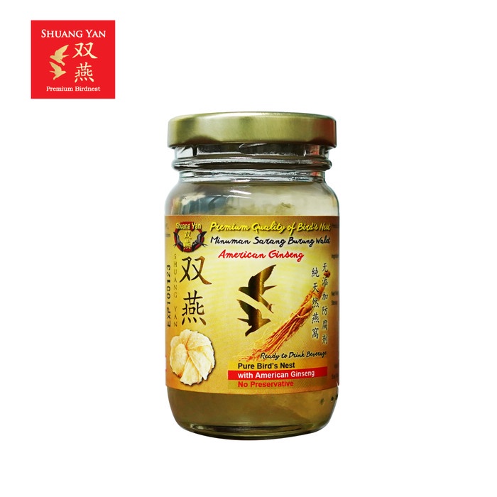 

Minuman Sarang Burung Walet 120ml - American Ginseng Flavor - Biasa (BERKUALITAS)