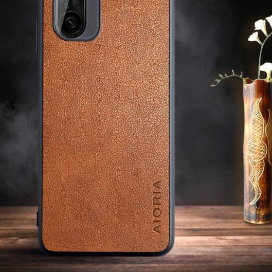 ❆ LEATHER CASE POCO F3 LUXURY DESIGN & MORE ELEGANT ❇