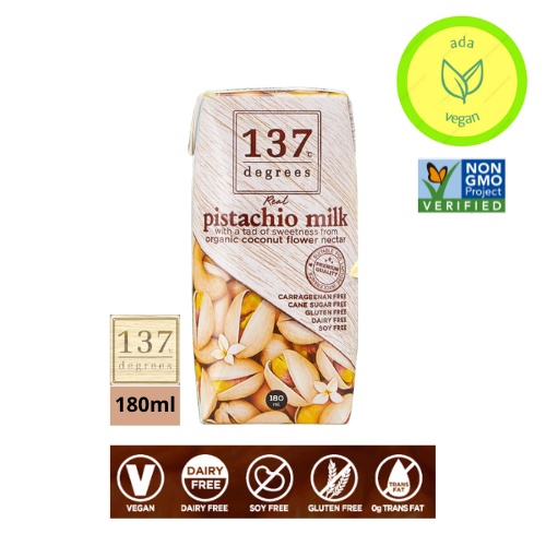 

Pistachio Milk Original / Susu Kacang Pistachio 180ml - 137 Degrees