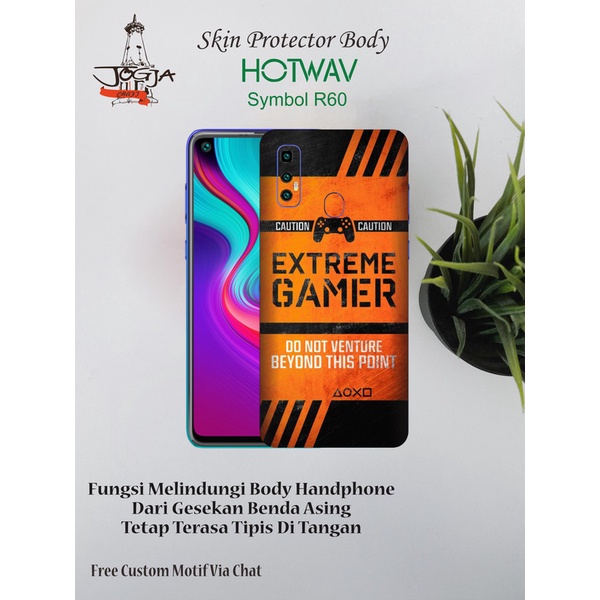 Garskin HP Hotwav Symbol R60 Motif Bio - Free Custom Motif Via Chat