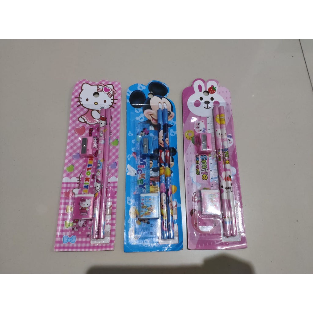 

Alat tulis 1 set motif - Korean Cute Stationery Set for Gift Set