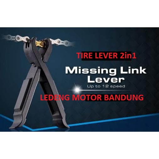 Tire Lever 2in1 Congkel Ban Pengait Sambung Rantai Sepeda Missing Link