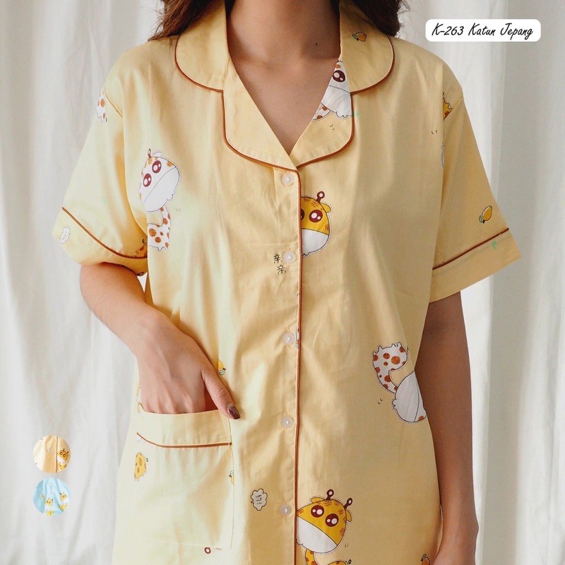 Baju Tidur Piyama Katun Jepang K-263