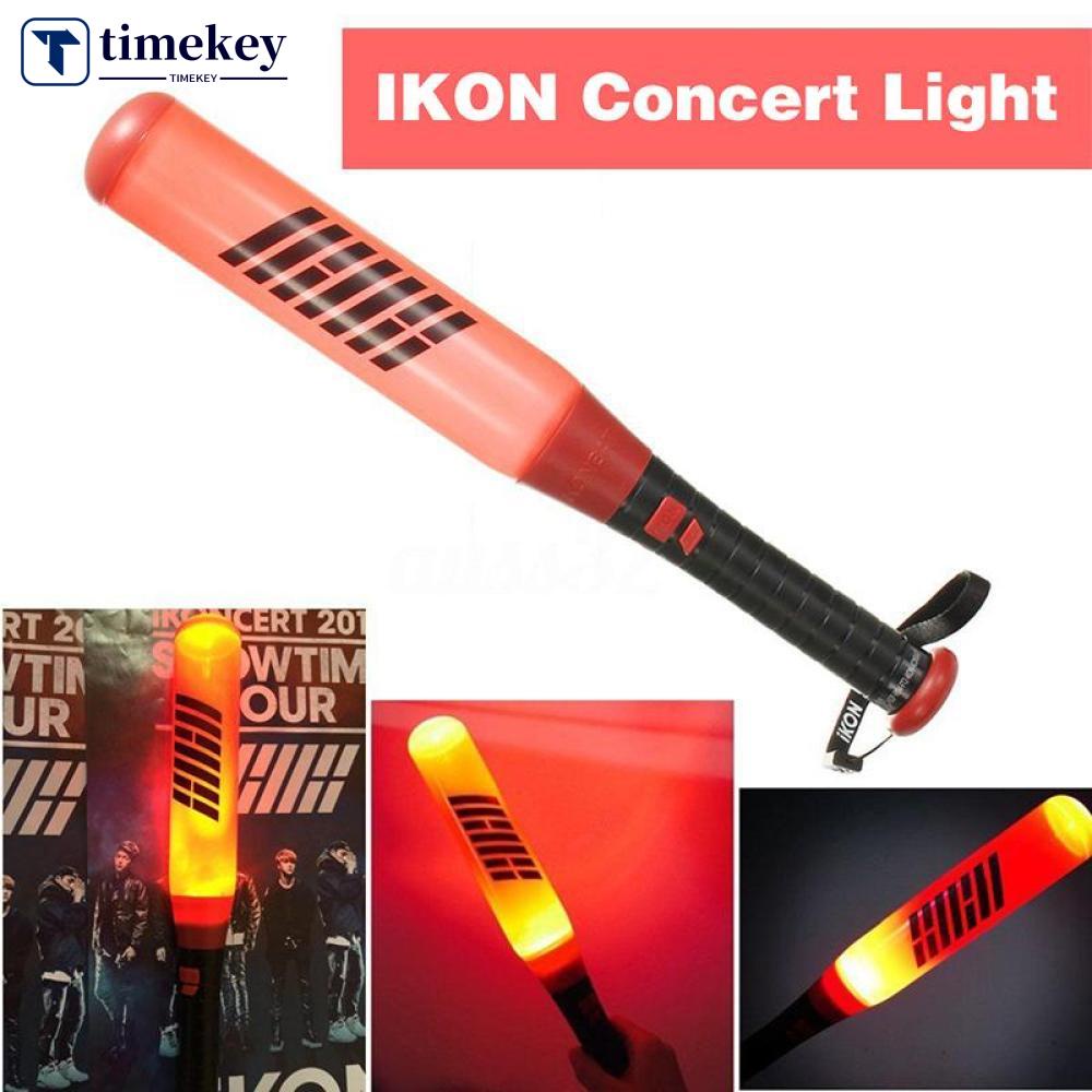 Timekey Lampu Stick KPOP IKON KONBAT B.I BOBBY Bomb Warna Merah Untuk Konser S3Z9