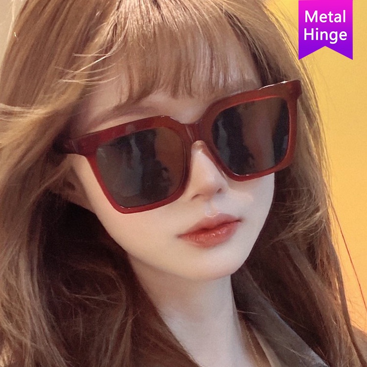 2021 new Korean style big frame square ins street fashion sunglasses