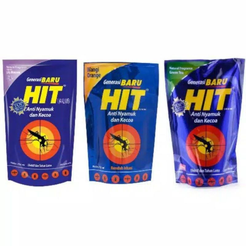 OBAT NYAMUK CAIR HIT LIQUID 360 ML POUCH