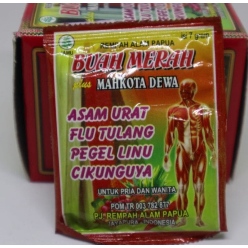 Jamu Buah merah plus mahkota dewa Original
