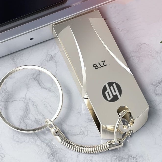 【33LV.ID】Flashdisk HP 2TB Flash Drive Metal Waterproof USB 3.0 Pen Drive High Speed