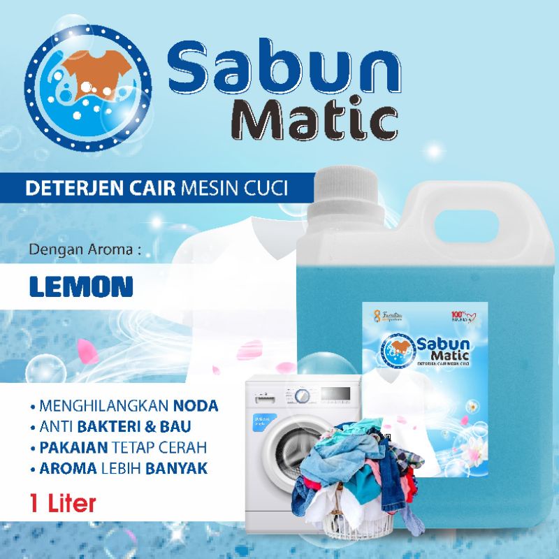 Sabun cair matic aneka aroma wangi segar kemasan jurigen 1 liter