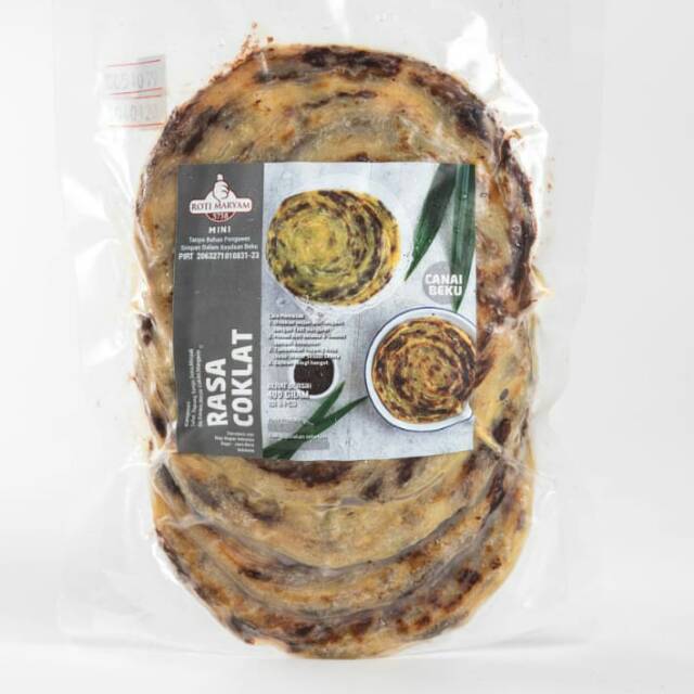 

ROTI MARYAM 5758 RASA COKELAT ROTI CANAI FROZEN HALAL ISI 5
