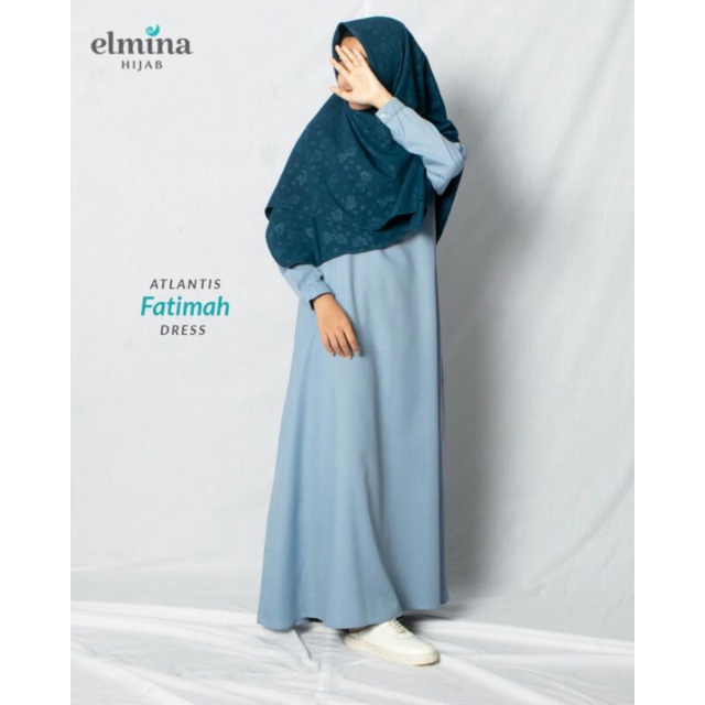 Baju Couple Fatimah Dress &amp; Ali Shirt Short Sleeve By Elmina &amp; Hayzum