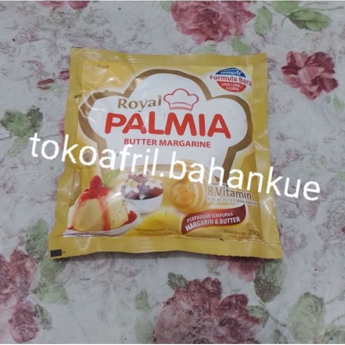 

royal palmia butter margarine 200g sachet