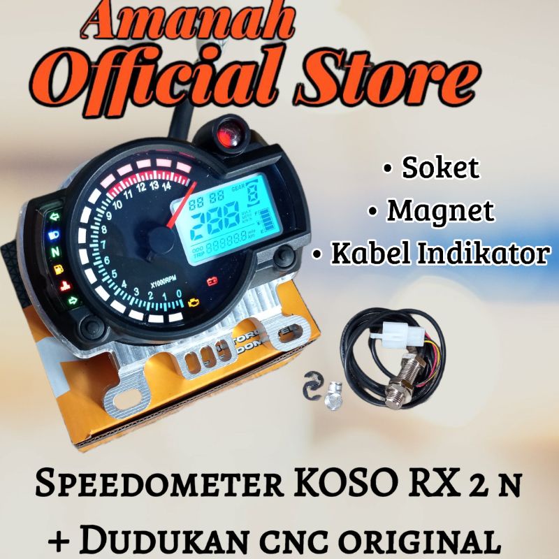 Speedometer digital rpm bensin spido bulat cb100 rx king japstyle caferacer scrambler tiger gl dll