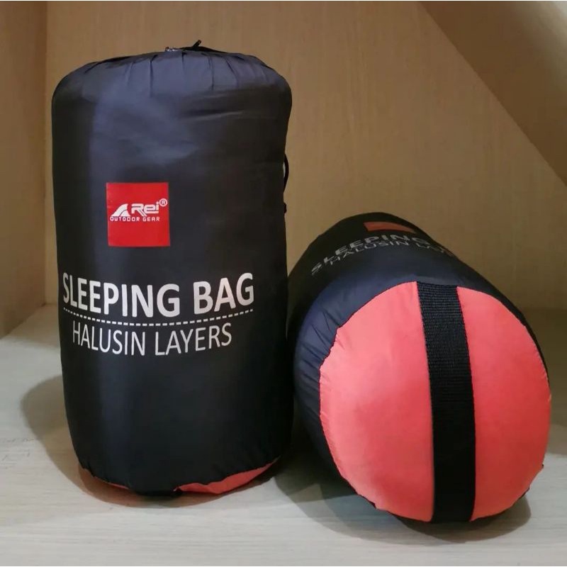 SLEEPING BAG SB REI DACRON HALUSIN LAYERSl || REI TIKAR POLAR GUARD ORIGINAL