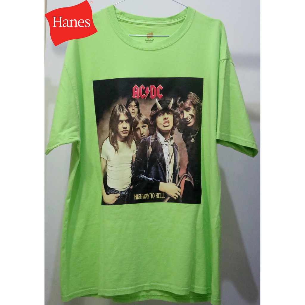 AC/DC KAOS SECOND ORIGINAL PRINTED ON HANES T-SHIRT