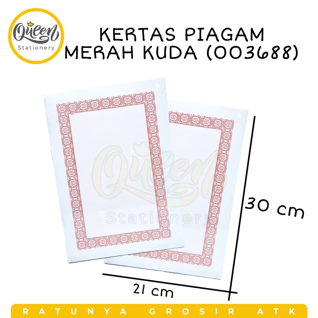 

KERTAS PIAGAM / BLANGKO KERTAS PIAGAM A4 / SERTIFIKAT PIAGAM / PIAGAM KOSONGAN